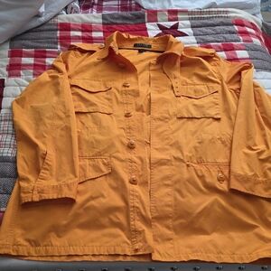 Polo by Ralph Lauren Bright Orange Utility Jacket